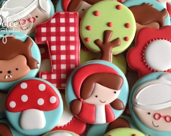 Little Red Riding Hood Birthday Cookies