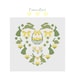 Spring. Easter Heart. Instant Download PDF Cross Stitch Pattern