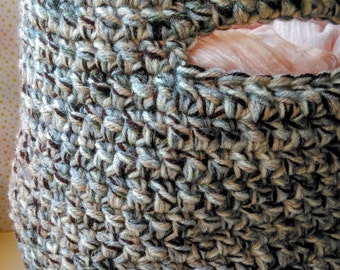 DIY PATTERN Crochet Storage Basket PDF Digital Download , Home decoration