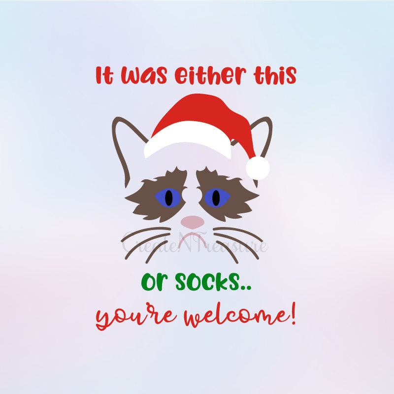 Download Christmas Grumpy Cat SVG Christmas svg Christmas Humor svg