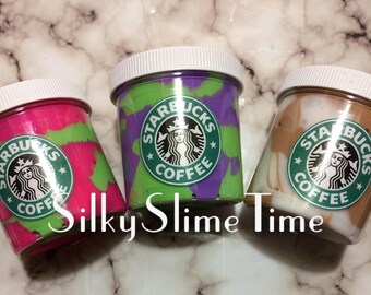 Large Frappuccino Slime Trio - Starbucks Slime