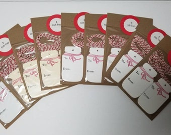 Mason Jar any occasion gift tag set