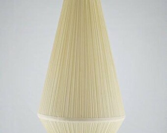 Vintage fabric pendant light.