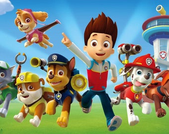 Digital Invites or Signs Of Nick Jr. Or Disney Jr. Themed Cartoons