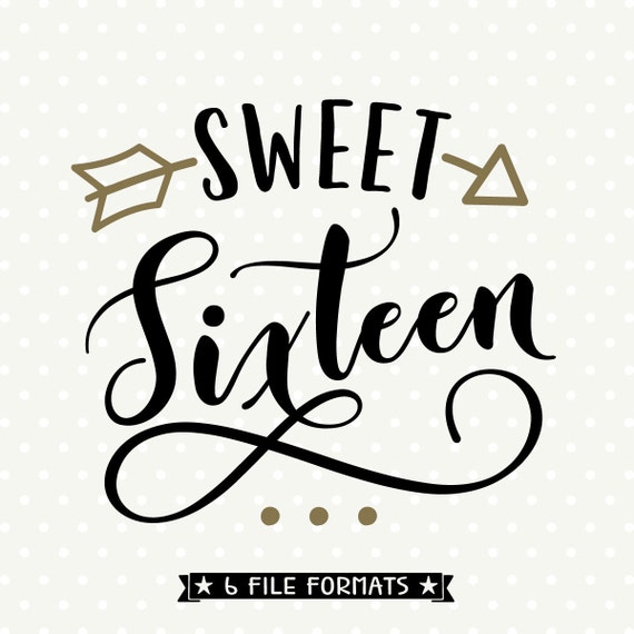 Free Free 83 Happy Sweet 16 Svg Free SVG PNG EPS DXF File