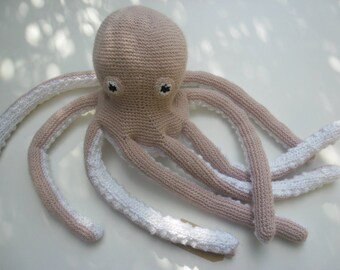 Plush squid OCTOPUS crochet