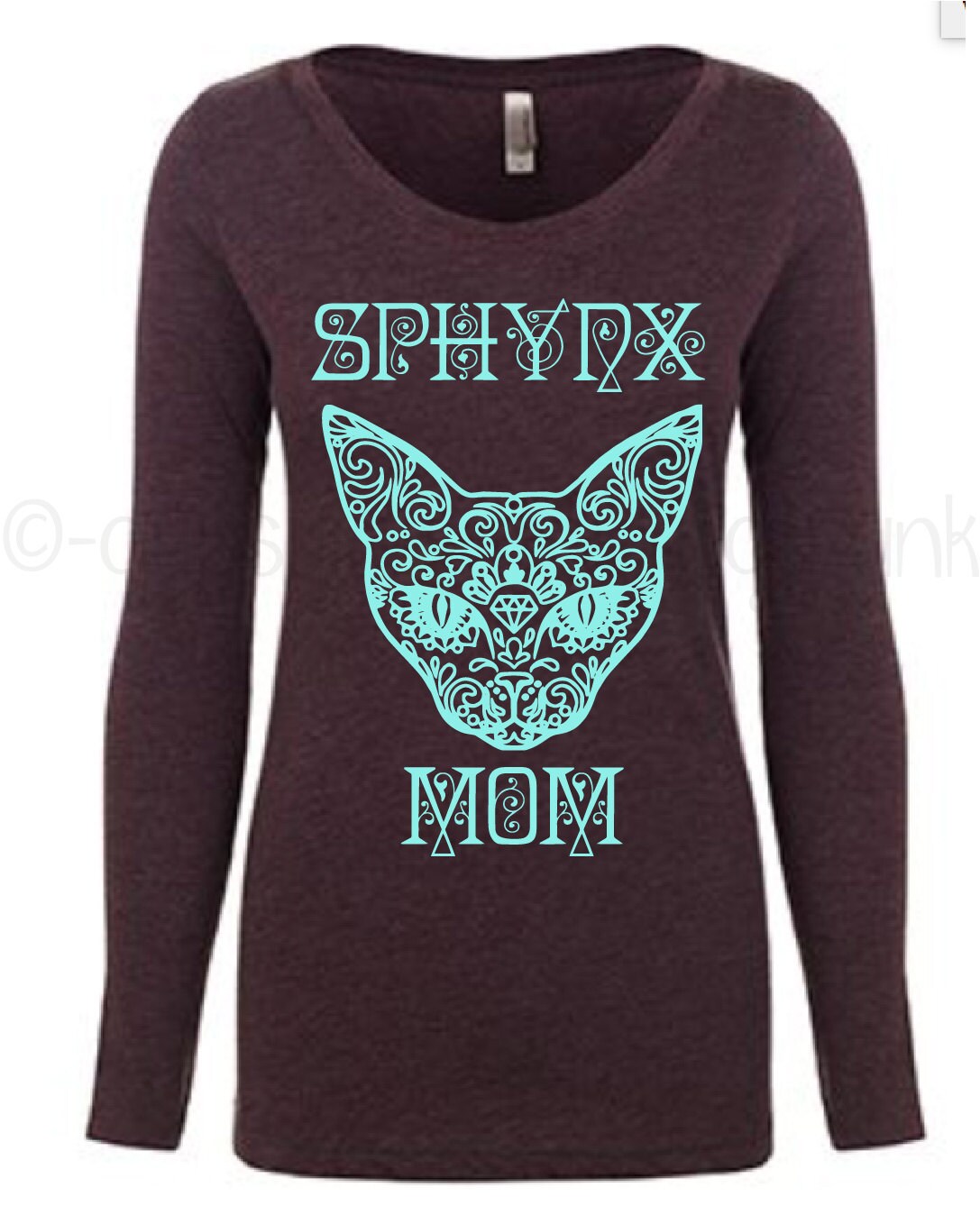 Pet Mom Shirt Sphynx Mom Cat Mom Shirt Pet Clothes for