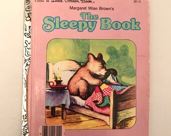 Vintage The Sleepy Book Little Golden Book