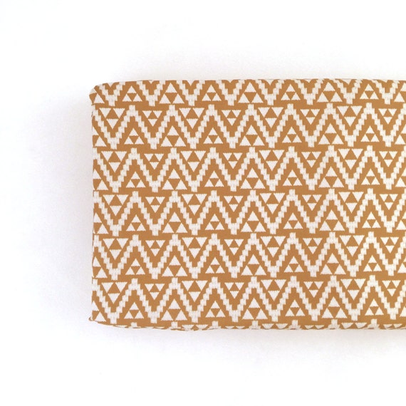 Changing Pad Cover Mustard Geo Tribal. Change Pad. Changing