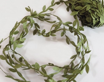 5 Yards Leaf Vine Ribbon, DIY Leaf Headband, Leaf Balloon Tail, DIY Leaf Crown, DIY Leaf Napkin Rings, Leaves Garland, Festival Crown