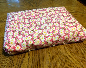 Squishy Sensory Seat - cute pink daisy patterned cushion