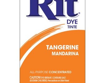 TANGERINE Rit Dye Fabric Dye Rit Dye Powder Fabric Dye