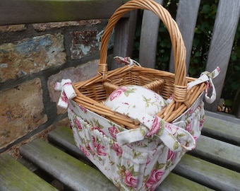 Sewing Basket Makeup Basket Gift Basket Gift Idea