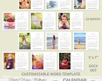personalized printable calendar