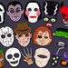 Instant Download Horror Movie Photo Booth Props, Printable Halloween Photobooth Props, Halloween Party Photo Booth Props 0110