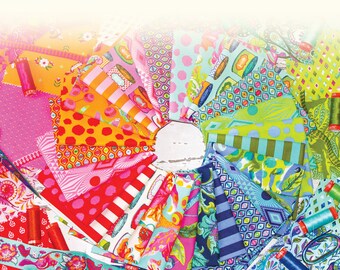 Tabby Road by Tula Pink - 1/2 yard cotton quilt fabric bundle - 26 prints