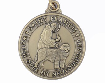 Newfoundland Saint Francis Dog Tag