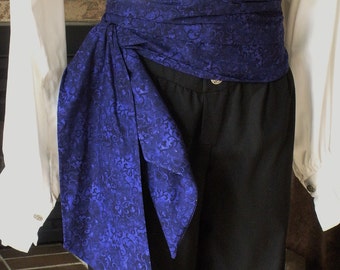 XL Pirate Sash, Purple, High QualityCotton.