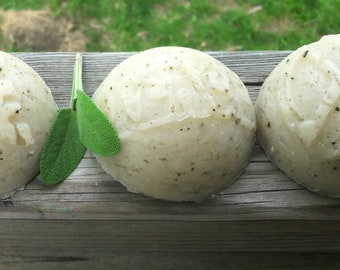 Patchouli Sage Coconut Oil Cocoa Butter Beet Powder