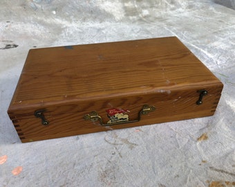 Vintage Wood Paint Box A Sargent Product