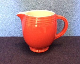 Vintage Hall Red Water Pitcher