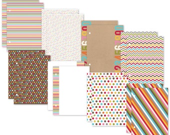 Simple Stories SN@P! Life Color Fusion Pages, Includes 8 Double-Sided Sheets for SNAP 6 x 8 Albums