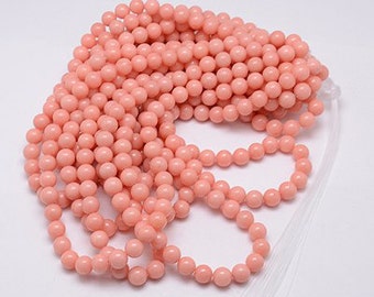 Jade Beads Round Coral 10MM