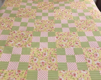 Ambleside Irish Chain Quilt Top 56x72