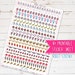 Kitchen Food A4 Printable Planner Stickers PDF | For Kikki K, Erin Condren, FiloFax or other Journals and Planners