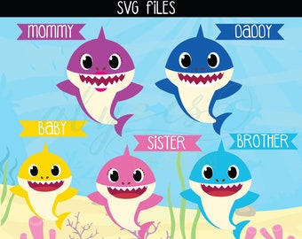 Download Mommy shark | Etsy
