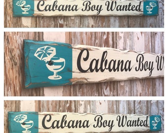 Cabana signs | Etsy