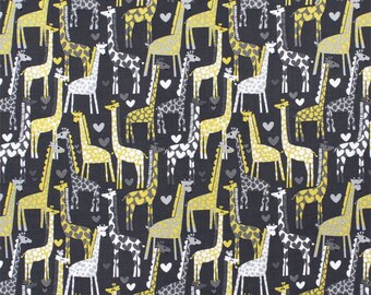 Giraffe Love by Michael Miller, sold by HALF YARD. Spotted Love.