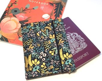 Passport Cover Rifle Paper Co, Travel Organizer, Travel Wallet, Passport Holder, Passport Wallet, Gift for Traveler, Tapestry Midnight