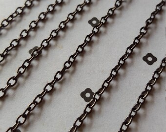 5 FT. Gunmetal chain 3x4mm