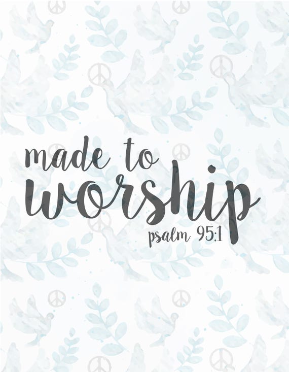 made to worship SVG file Jesus svg faith svg christian svg