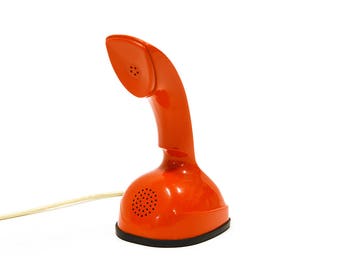 Vintage Swedish Cobra telephone, Ericofon by Ericsson. The original iconic Swedish futuristic design from the 1960s. Signal box included.