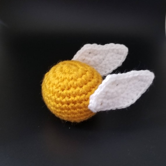 Golden Snitch cat toy