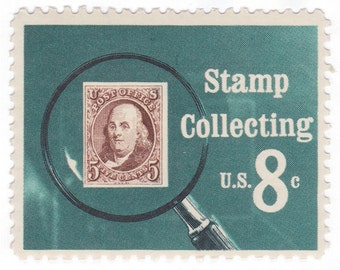 10 Unused Vintage Postage Stamps - 1972 8c Stamp Collecting - Item No. 1474