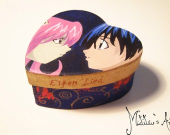 Anime hand painted boxes series / Elfen Lied Box