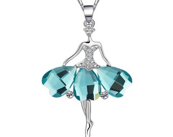 Dancing Girl Pendant Necklace