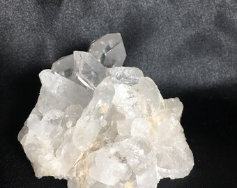Quartz Cluster,LG,Quartz Clusters,Clear Quartz Clusters,Crystal Cluster Point, Crystal Quartz, Specimen,Water Clear Quartz,Needle Quartz,#93