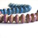 Paper Bead Jewelry Supplies - Paper Beads - Hand painted - Lot of 32 - #B419