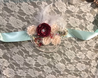 Maternity /Pregnancy Sash, baby, photography prop