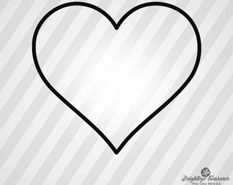 Download Heart outline | Etsy