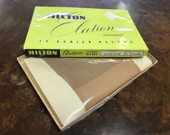 Hilton collection nylon stockings vintage 70s Star Fire