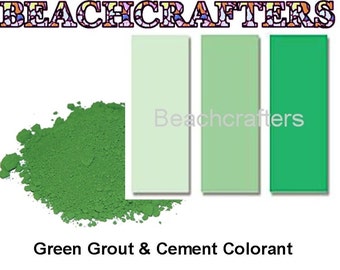 GREEN Colorant for Grout or Cement -3 OZ, great to use with my mosaic tiles