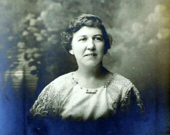 1930s Canadian Photograph. A Rare Toothy Smile.