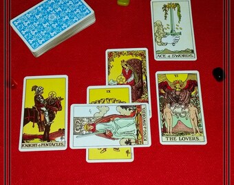 Tarot Card Focus Reading by Email - 6 Cards - Any Questions Answered within 48 Hours