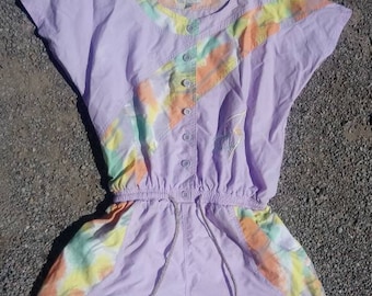 80s Erbacher Shell Play Suit All in One Tennis Shorts