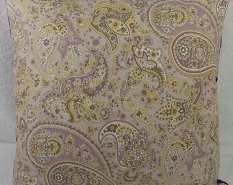 Purple Paisley Pillow